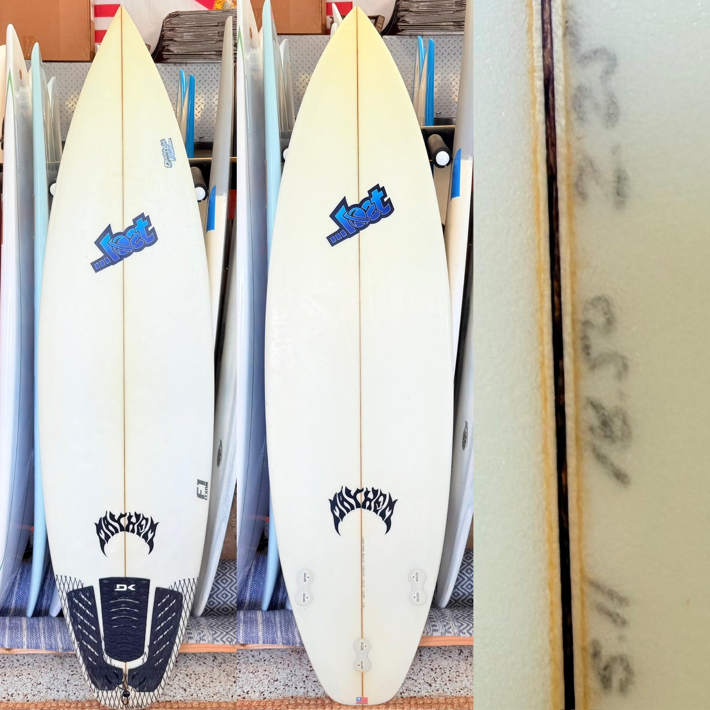 5'11" Lost Mayhem Surfboard 24.98L