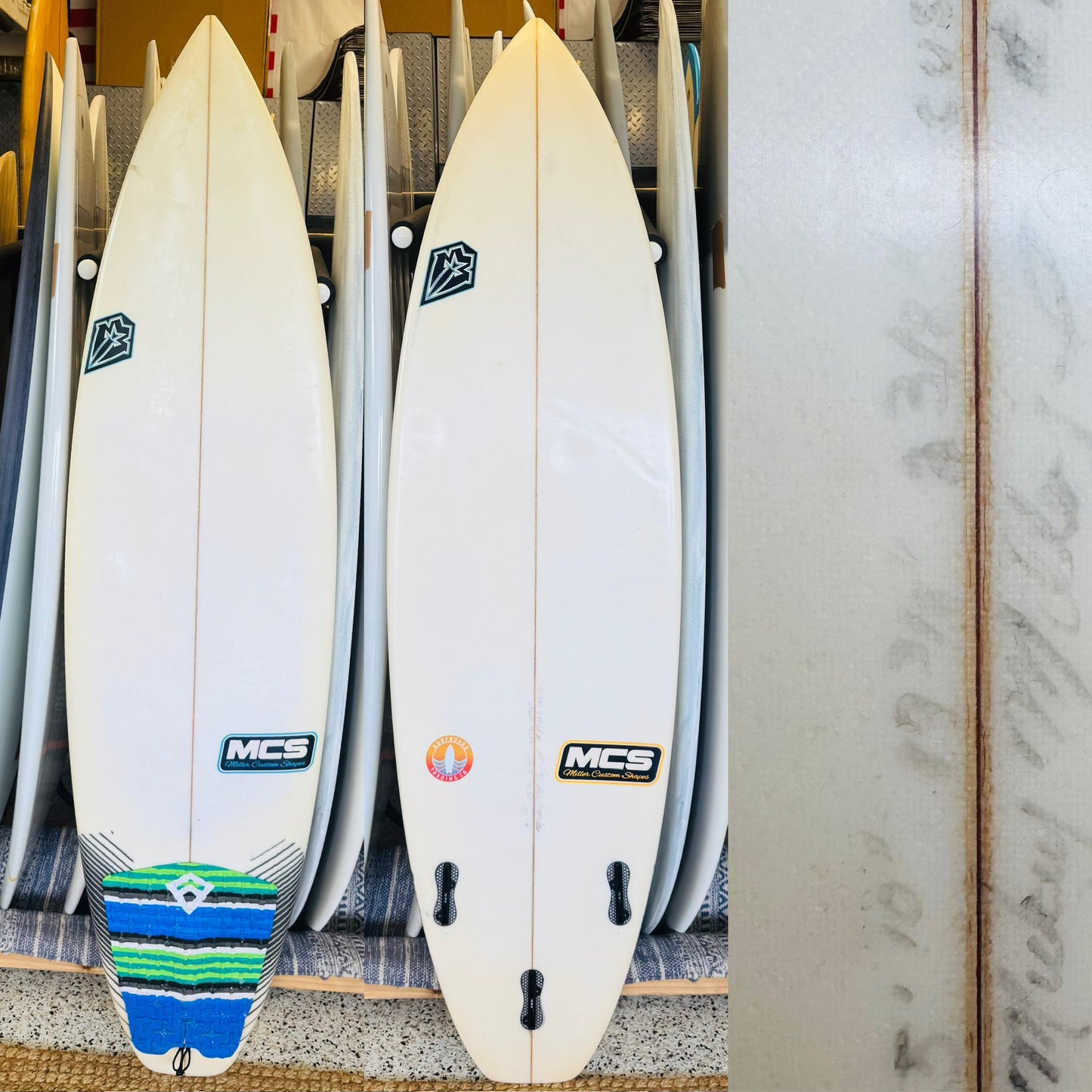 5'10" Mickey Miller Surfboard 28.9L
