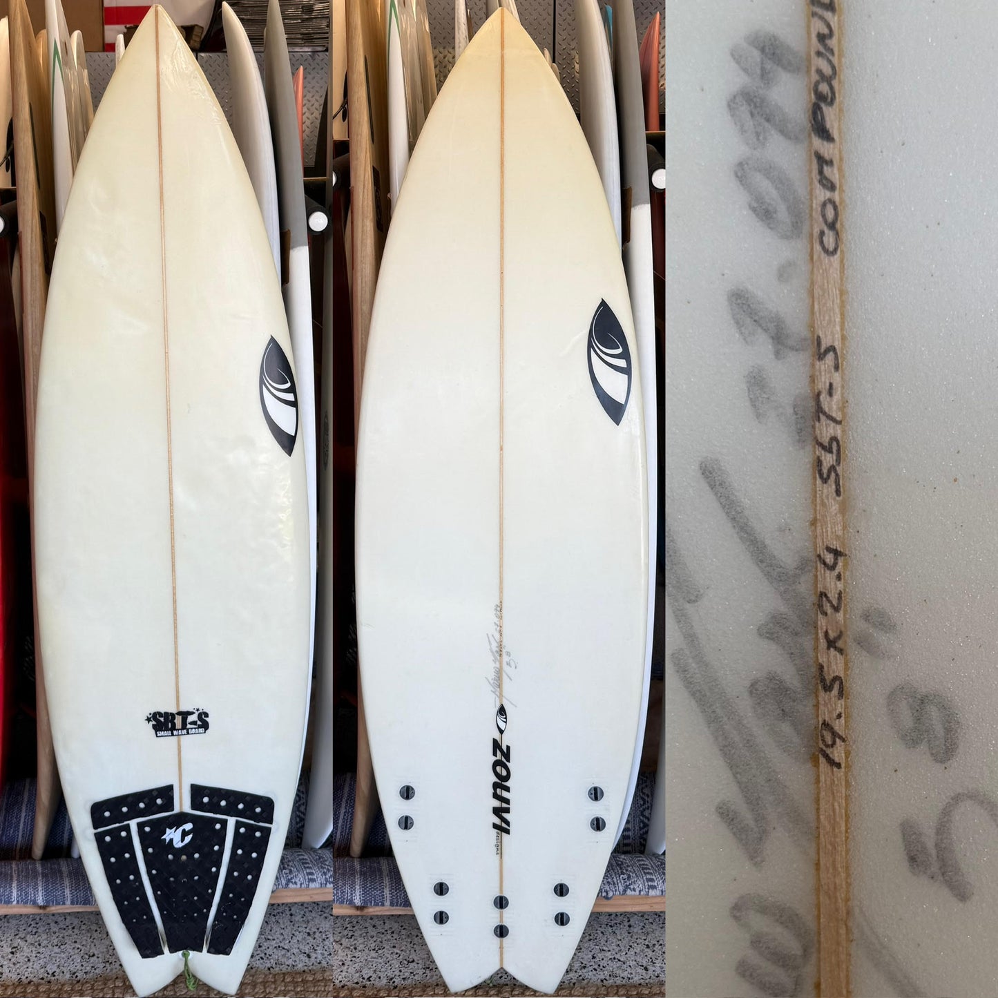 5'8" Sharp Eye Surfboard 27.09L