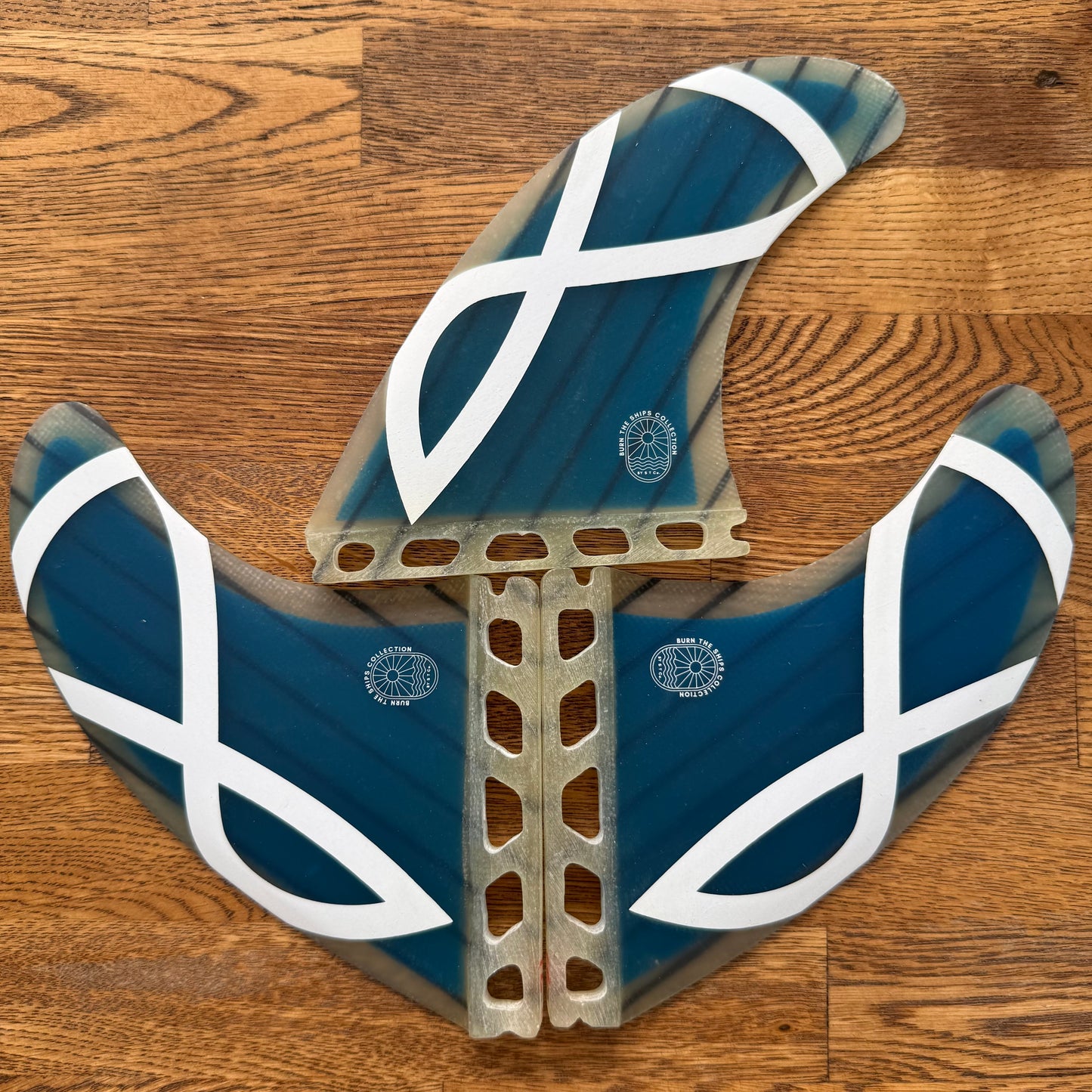 BTS Collection Future Clear Blue Thruster Fin – Med OR Large