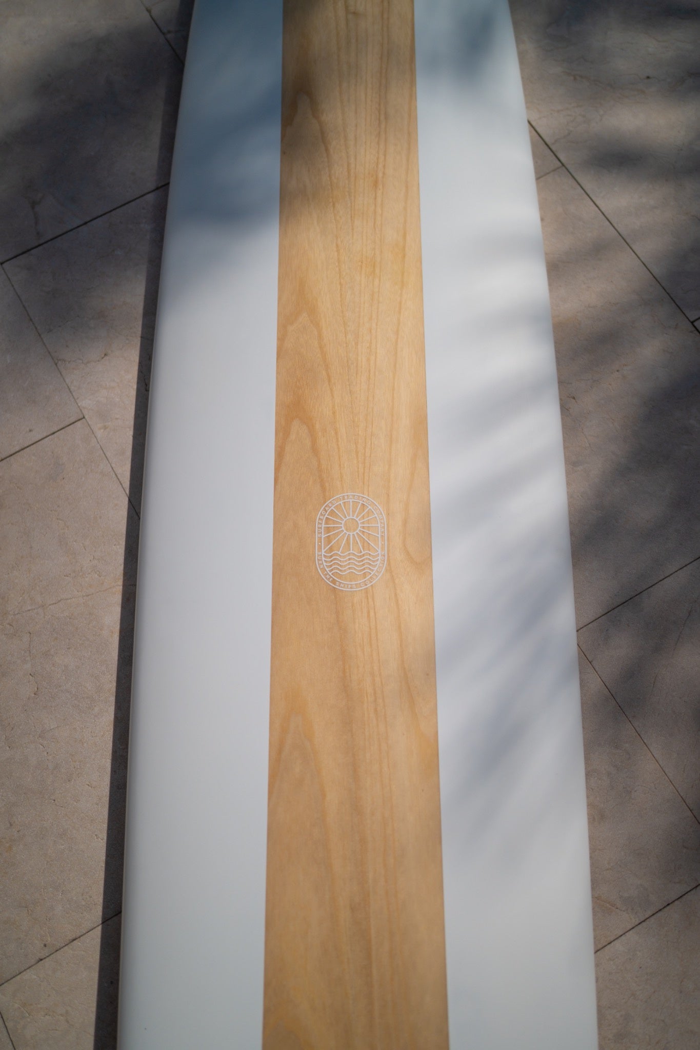 The Chosen One Performance Noserider Longboard – Paulownia Cutlap White