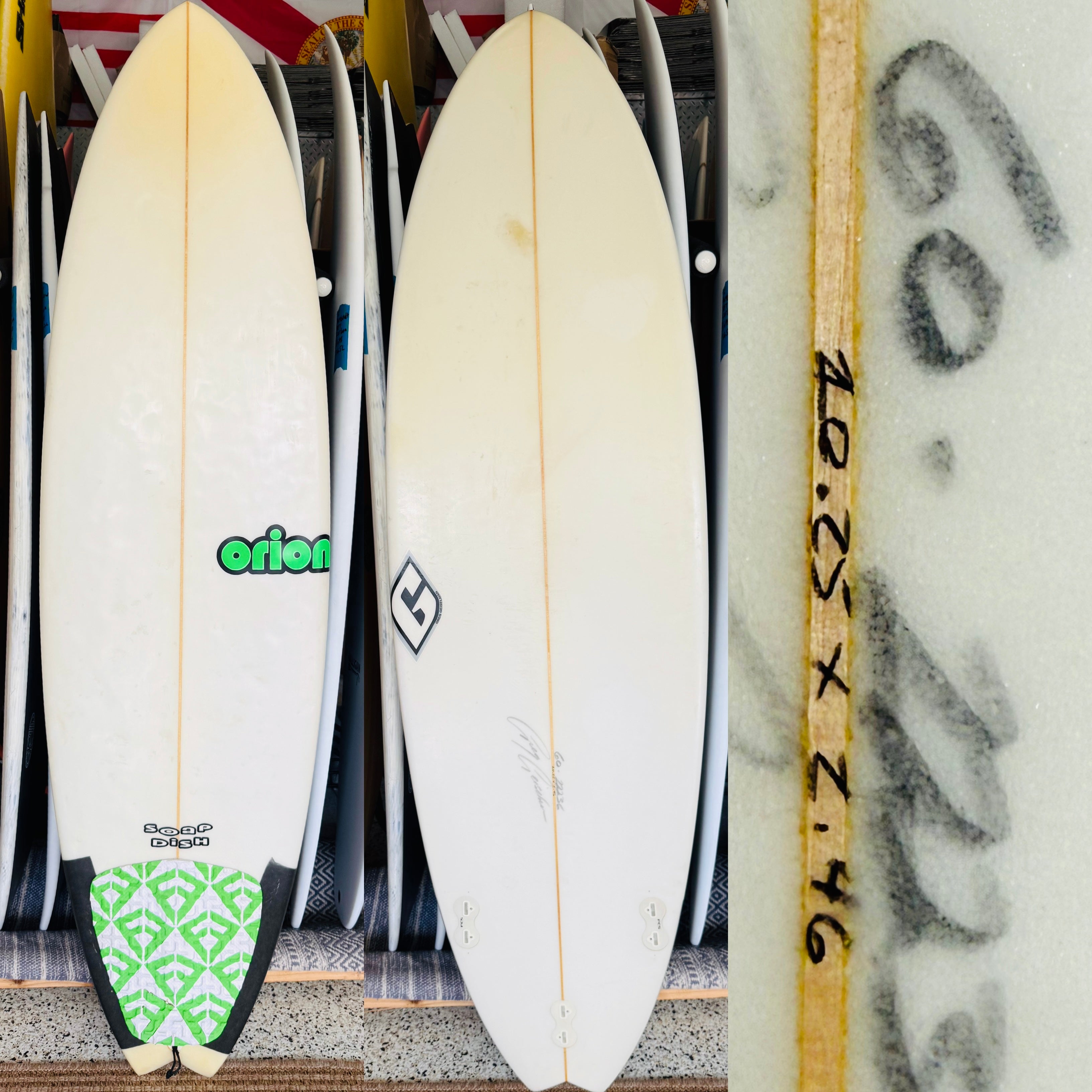 6' Orion Surfboard - 32L – Surfboard Trading Co.