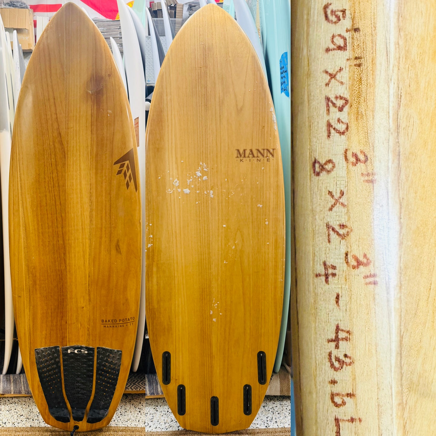5’9” FireWire Baked Potato Surfboard - 43.6L