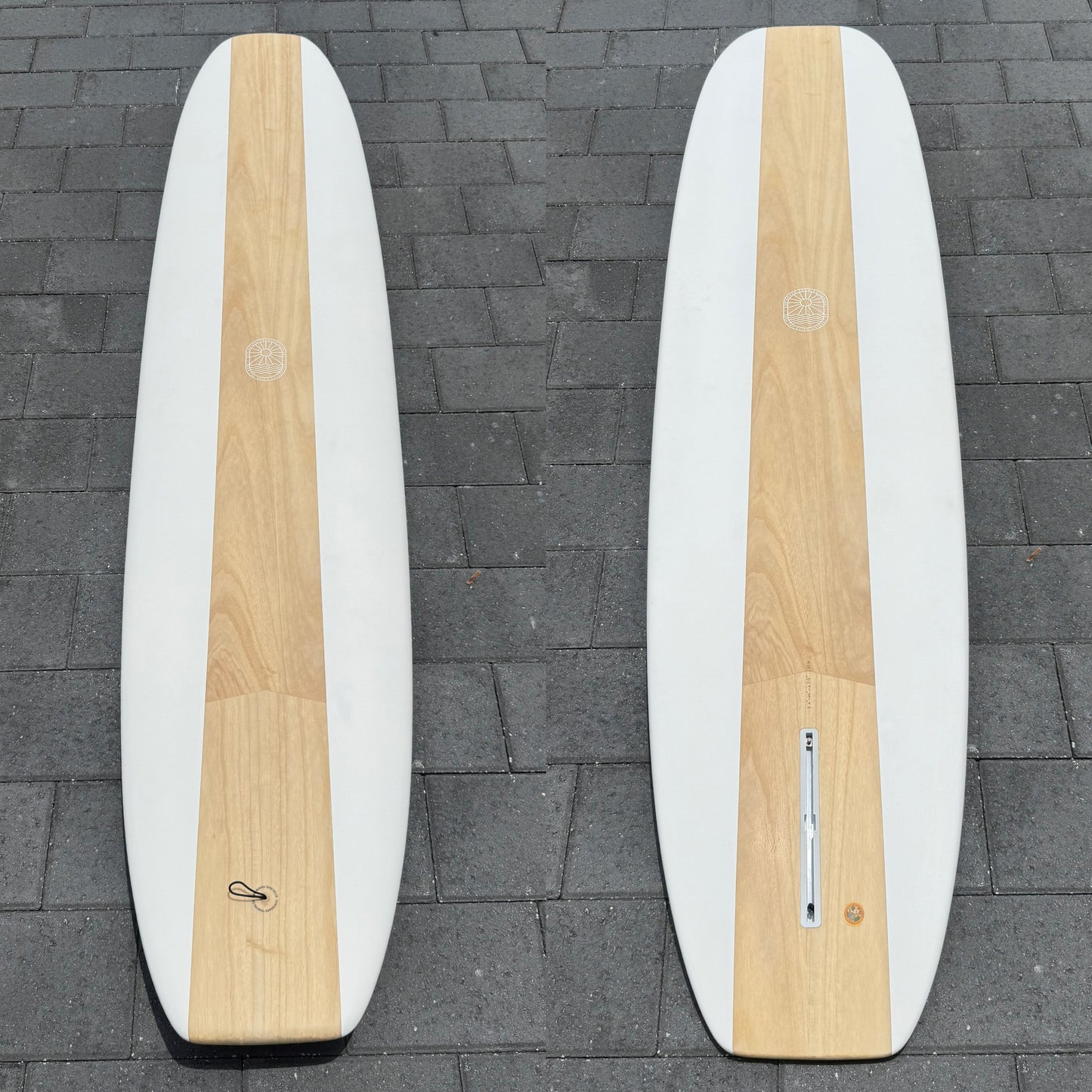 The Chosen One Longboard - Paulownia Cutlap White