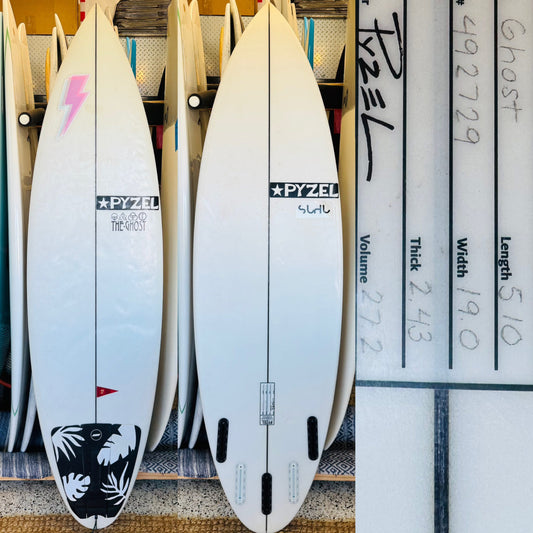 5’10 Pyzel The Ghost Surfboard – Used 27.2L