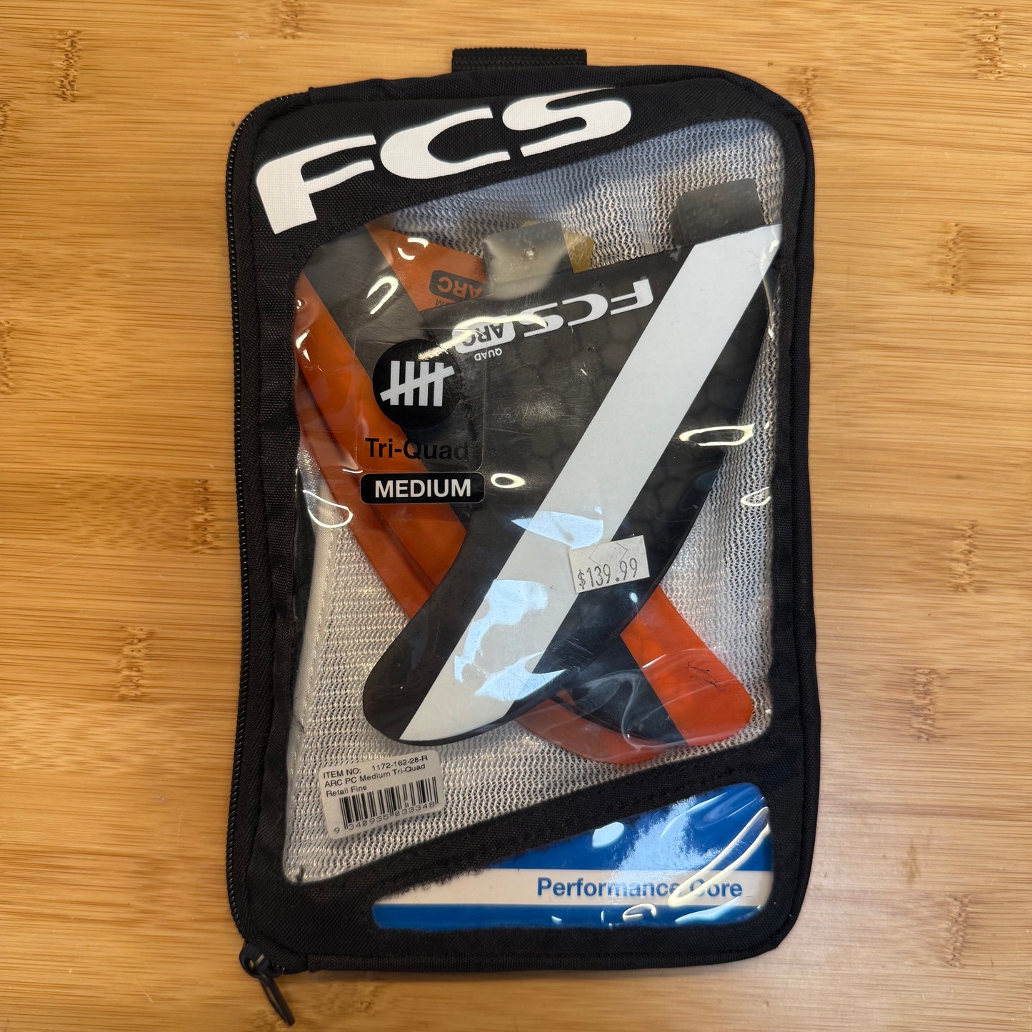 FCS ARC Medium Tri-Quad Fins