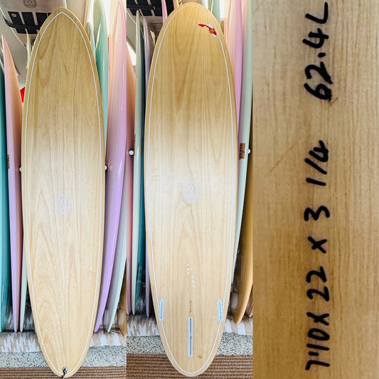 7'10" ANY DAY Mid Length Surfboard – Paulownia EPS - 62.4L