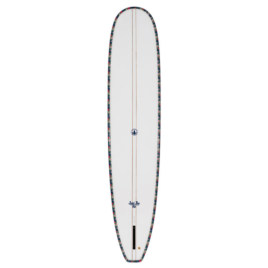 Just The Tip Noserider Longboard Surfboard – Navy Floral - Ships 10/16/26