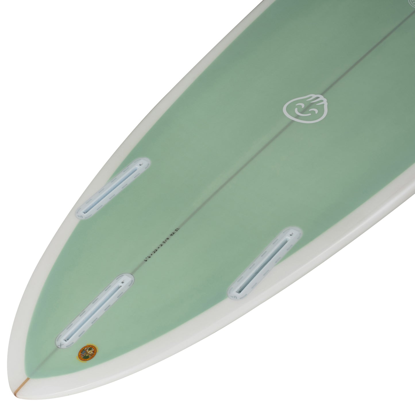 Dumplin Mid Length Surfboard – Mint - Ships 10/6/26