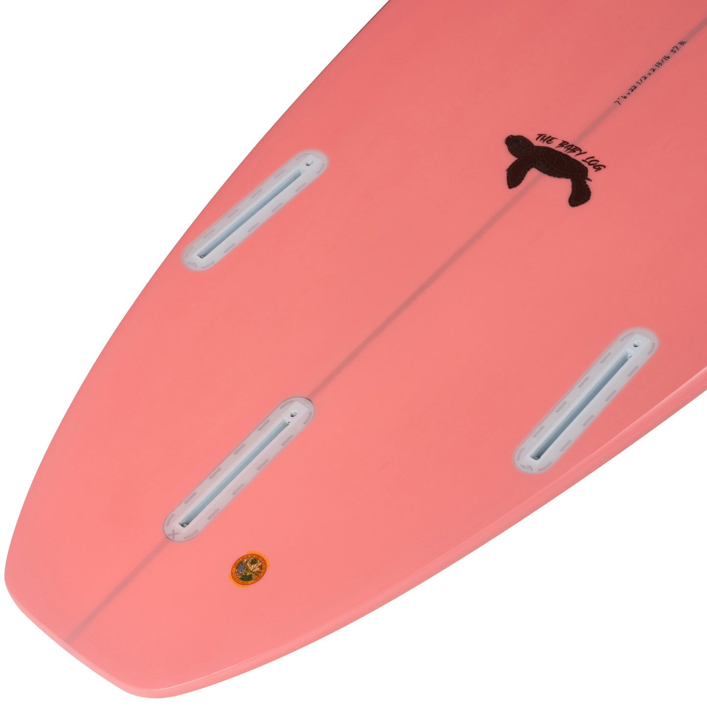 The Baby Log Beginner Longboard Surfboard – Coral Pink - Ships 10/6/26
