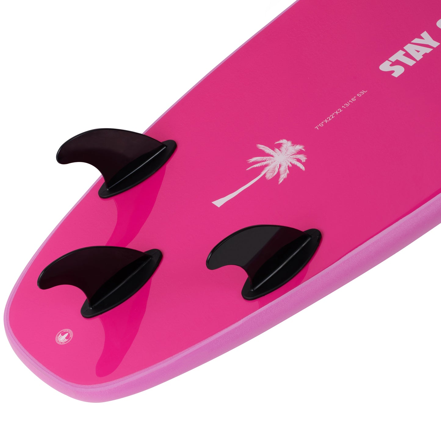 7' Party Wave Soft Top Surfboard - Rose - Ships 10/6/26