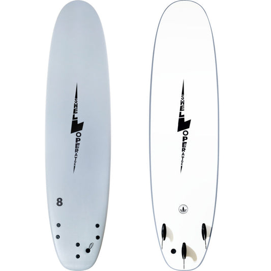 8′ Swell Operator Foam Surfboard - Slate