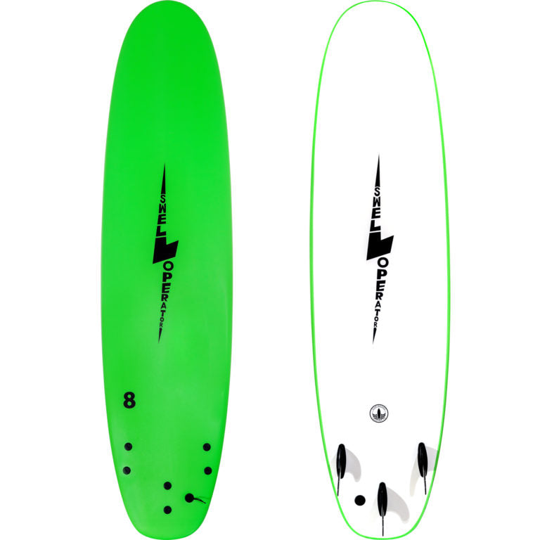 8′ Swell Operator Foam Surfboard - Sea Green
