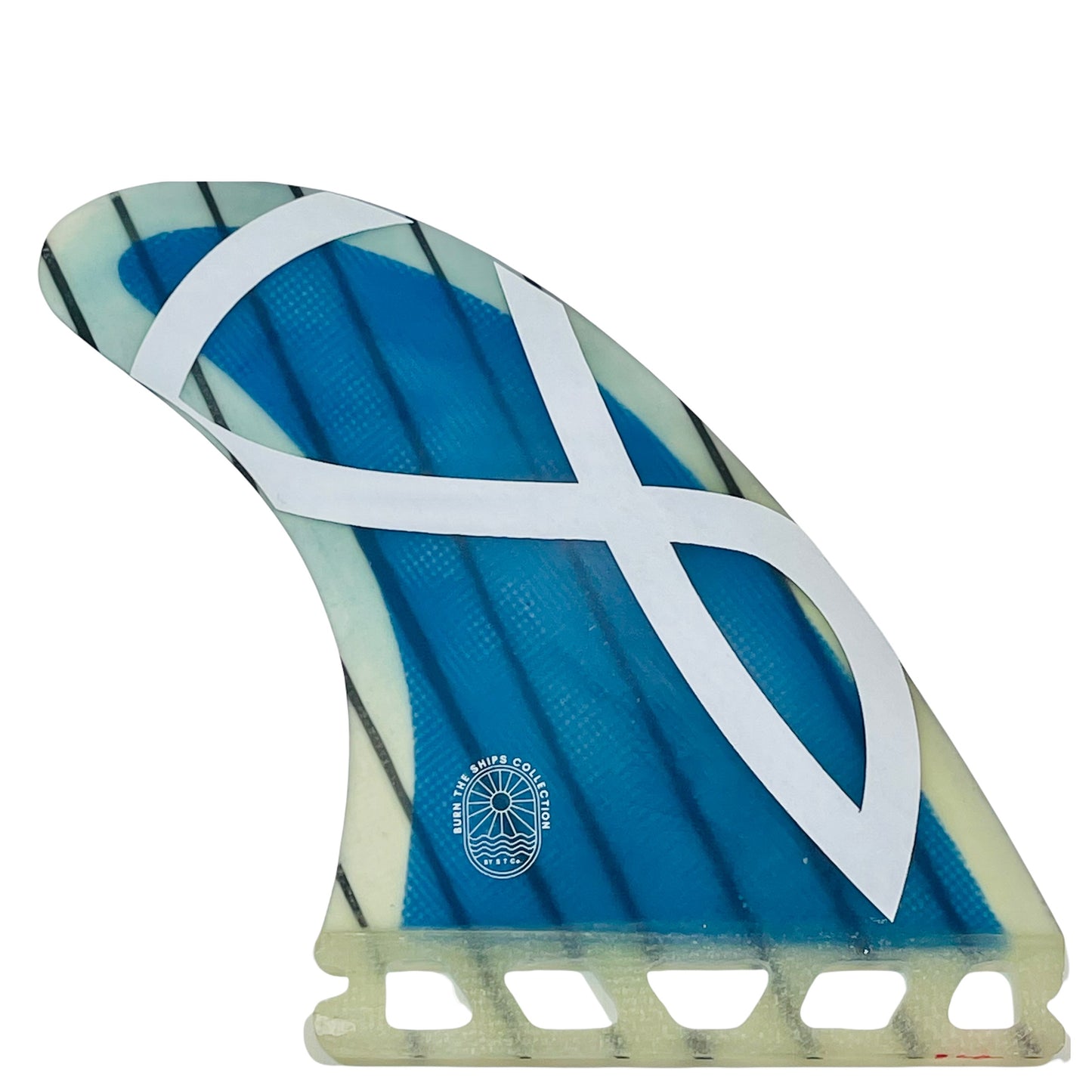 BTS Collection Future Clear Blue Thruster Fin – Med OR Large