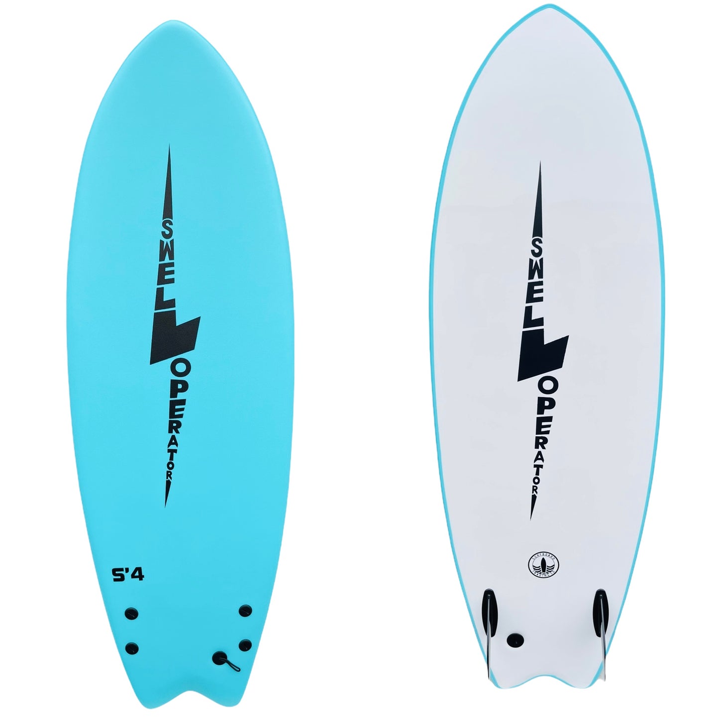 5’4″ Swell Operator Foam Surfboard – Aqua