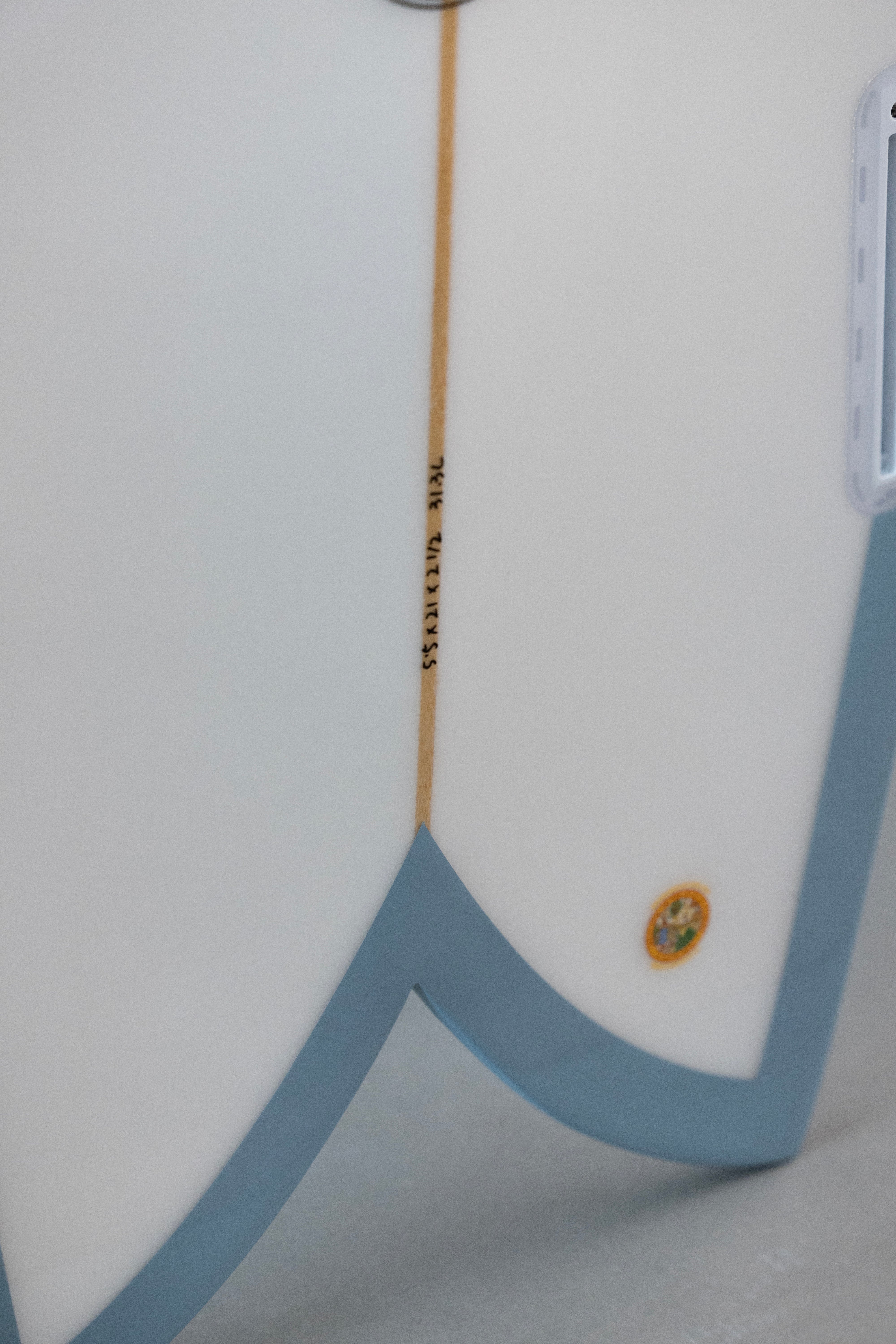 Coastal Surfboard Wall Art | Sharky Shoreline by Ben Hicks