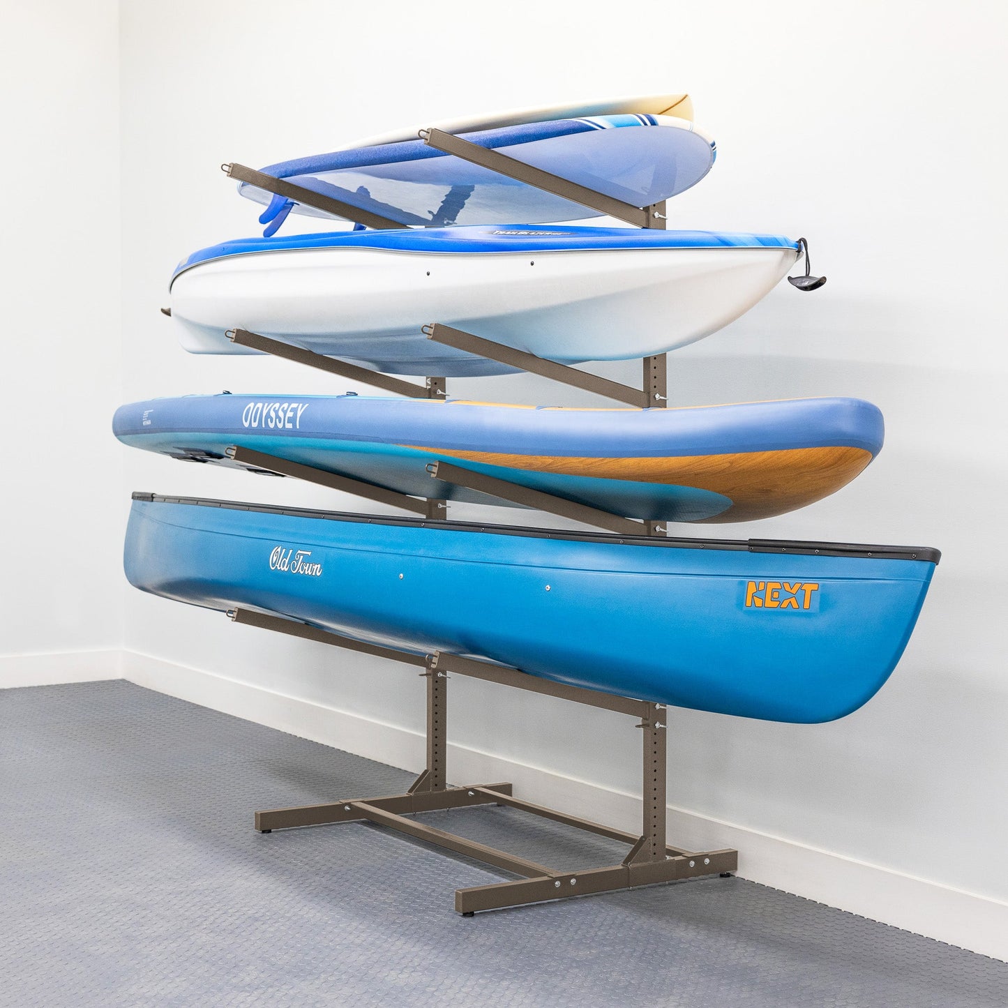 G-Surfboard & SUP Rack | 4 Levels | Indoor-Outdoor