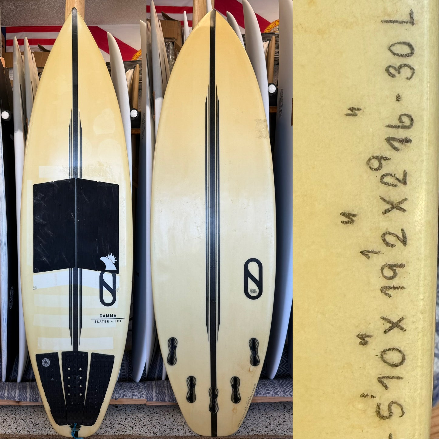5’10” FireWire Gamma Surfboard- 30L