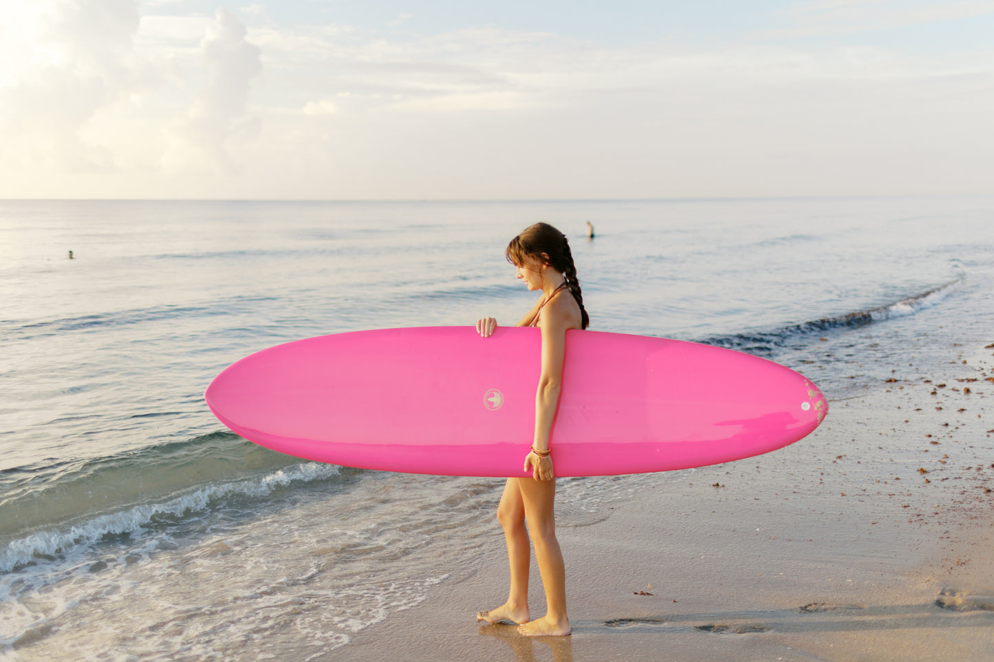 ANY DAY Mid Length Surfboard – Hot Pink EPS