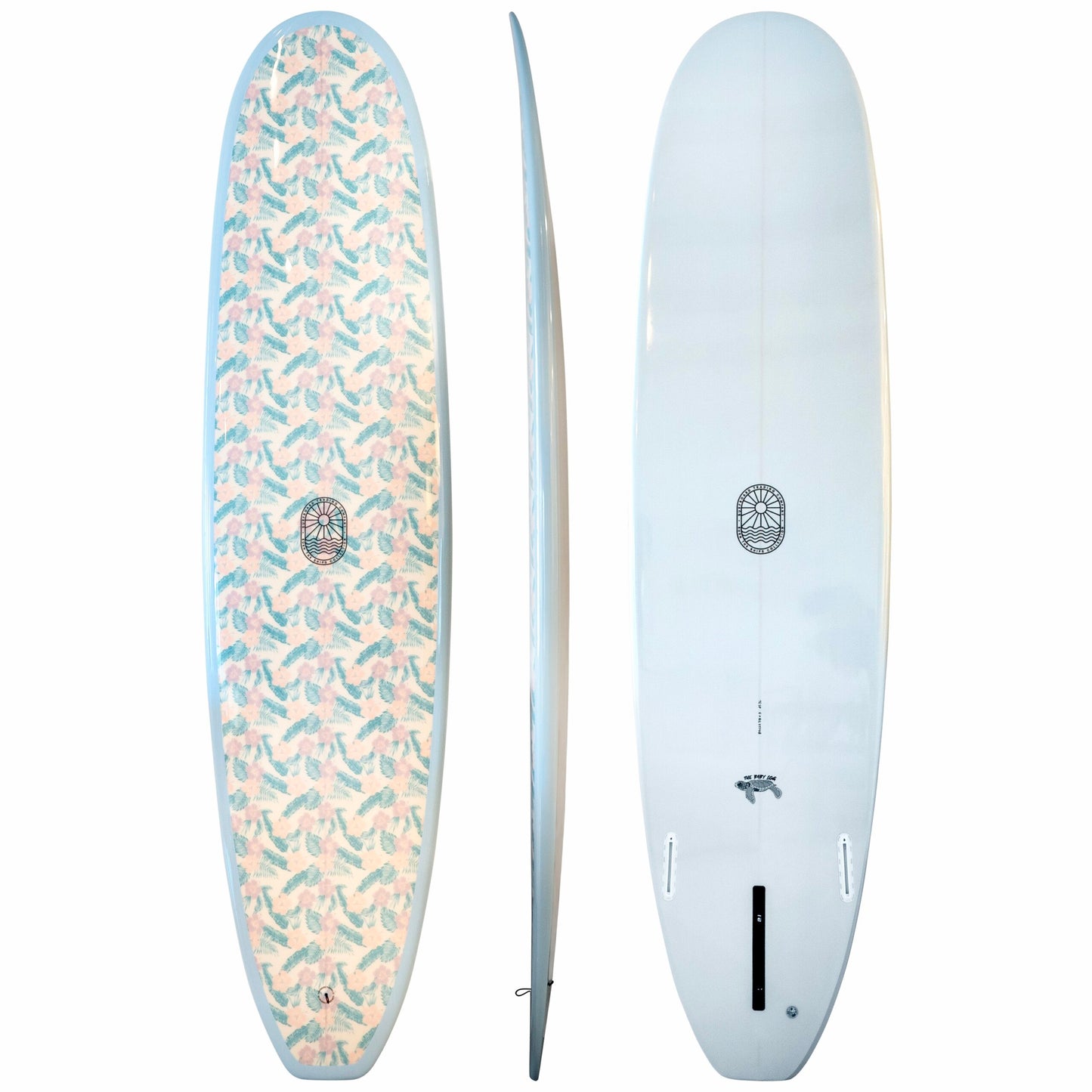 Baby Log Mid / Mini Longboard – Floral Inlay
