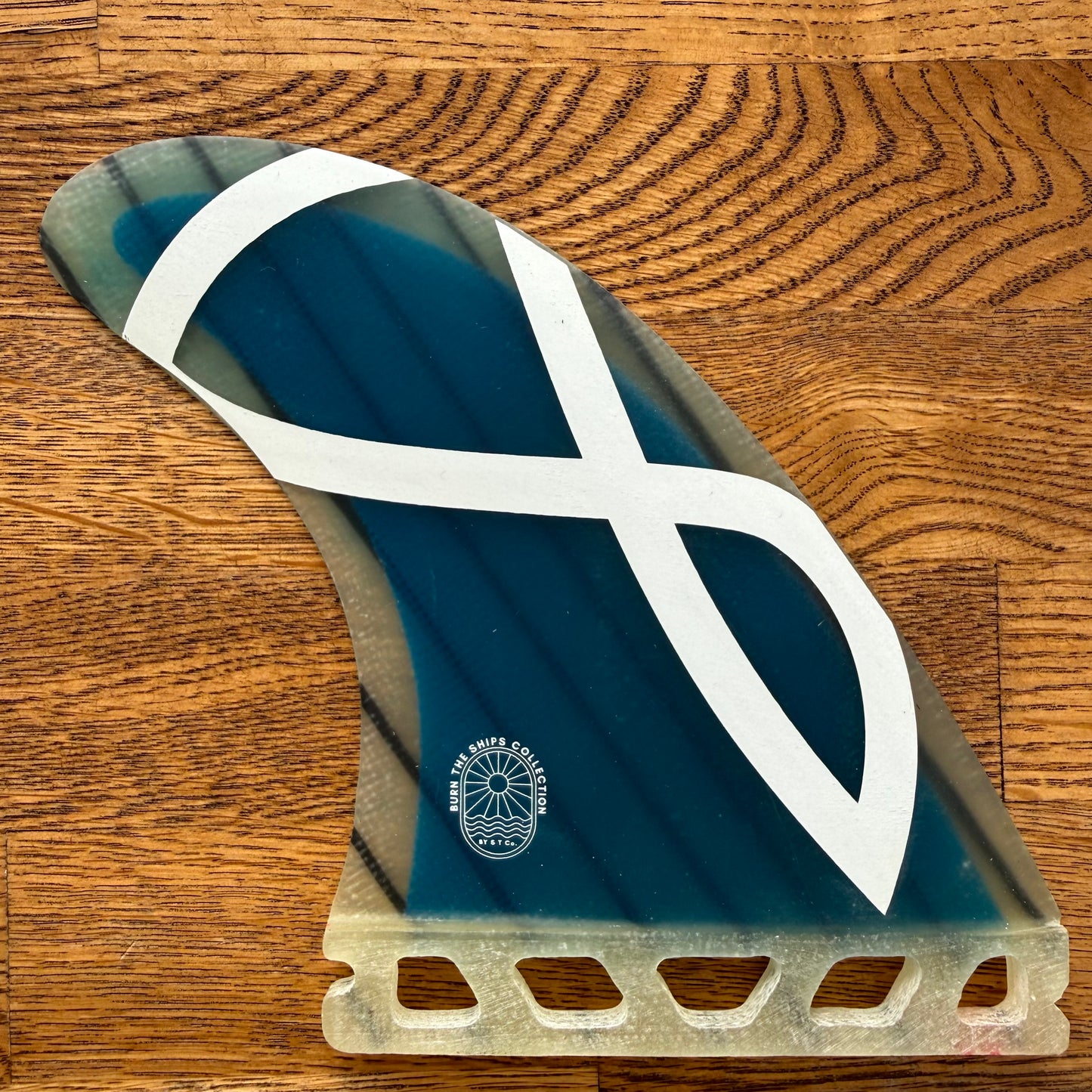BTS Collection Future Clear Blue Thruster Fin – Med OR Large