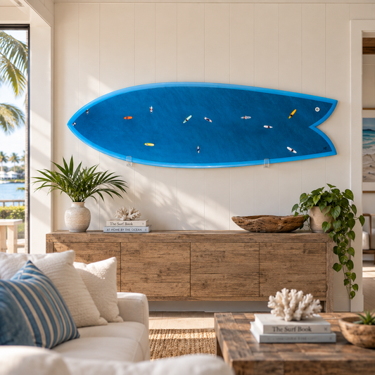 Line Up by Ben Hicks – Limited Edition Surfboard Art