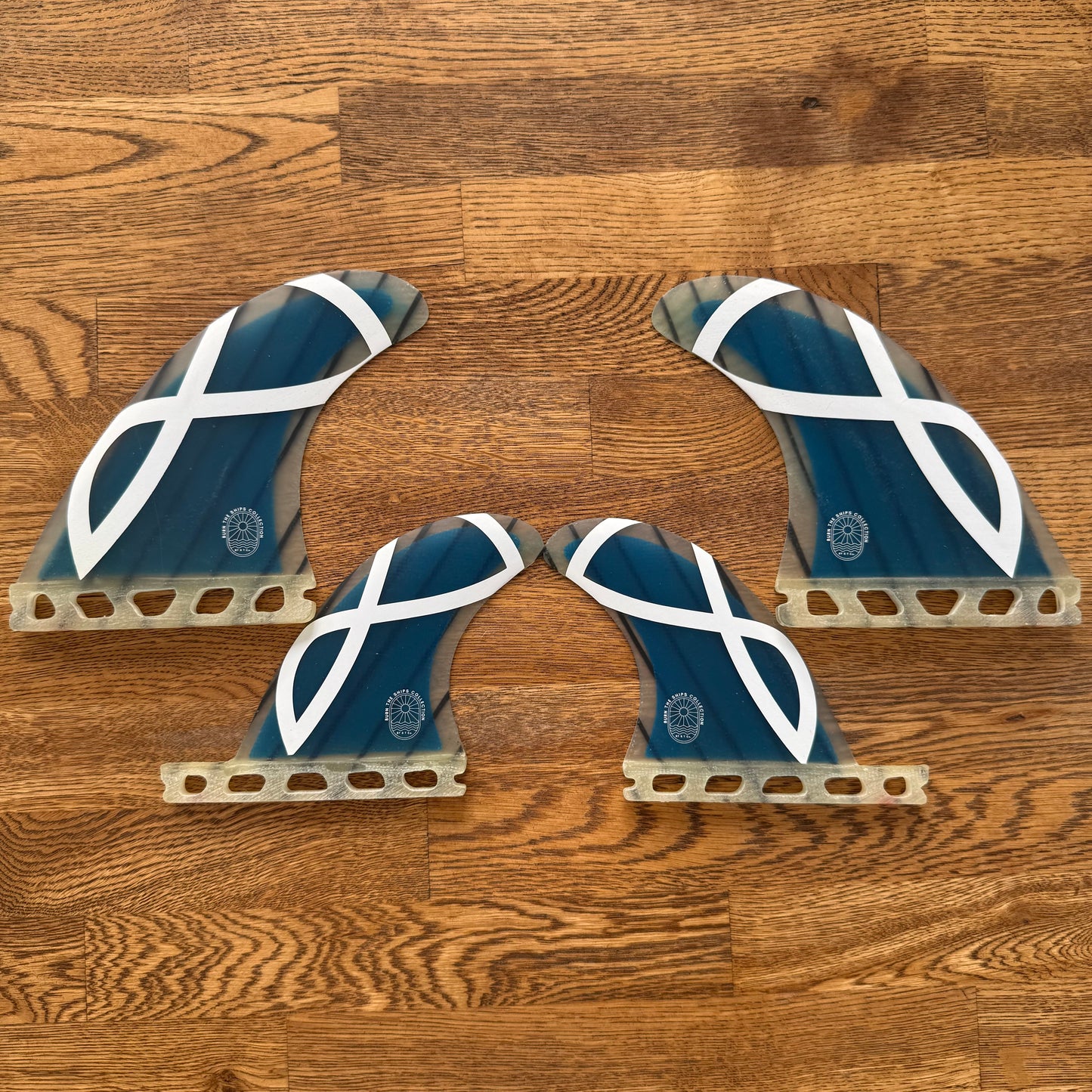 BTS Collection Future Clear Blue Quad Fin