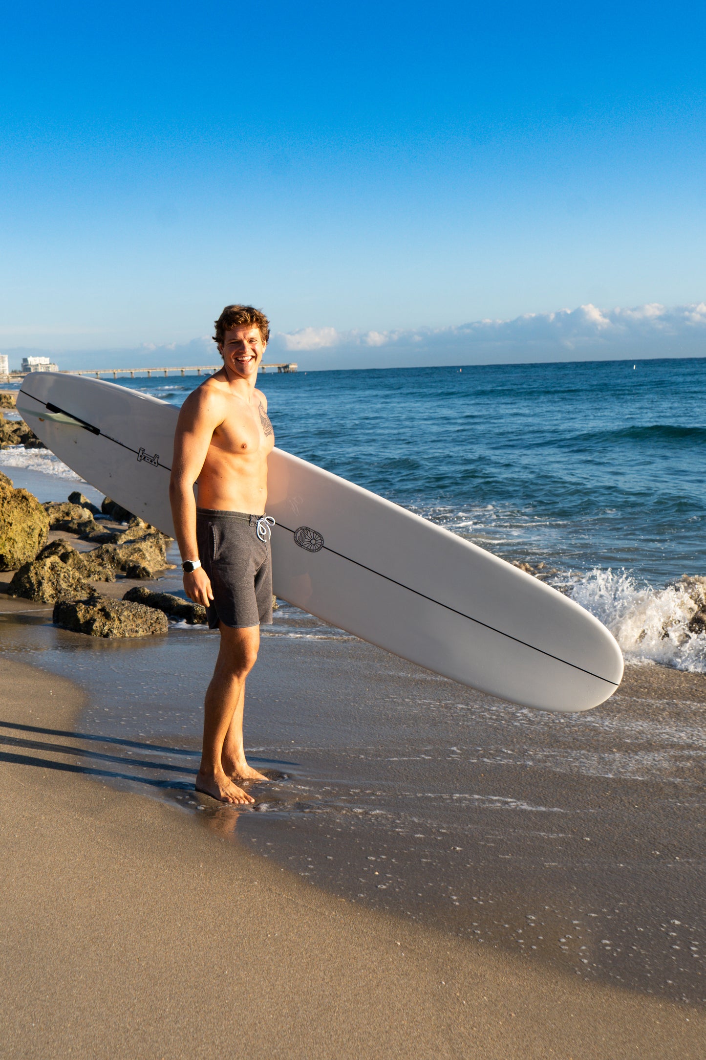 9'2 - 9'6 PRIMO Longboard - Cutlap Gray