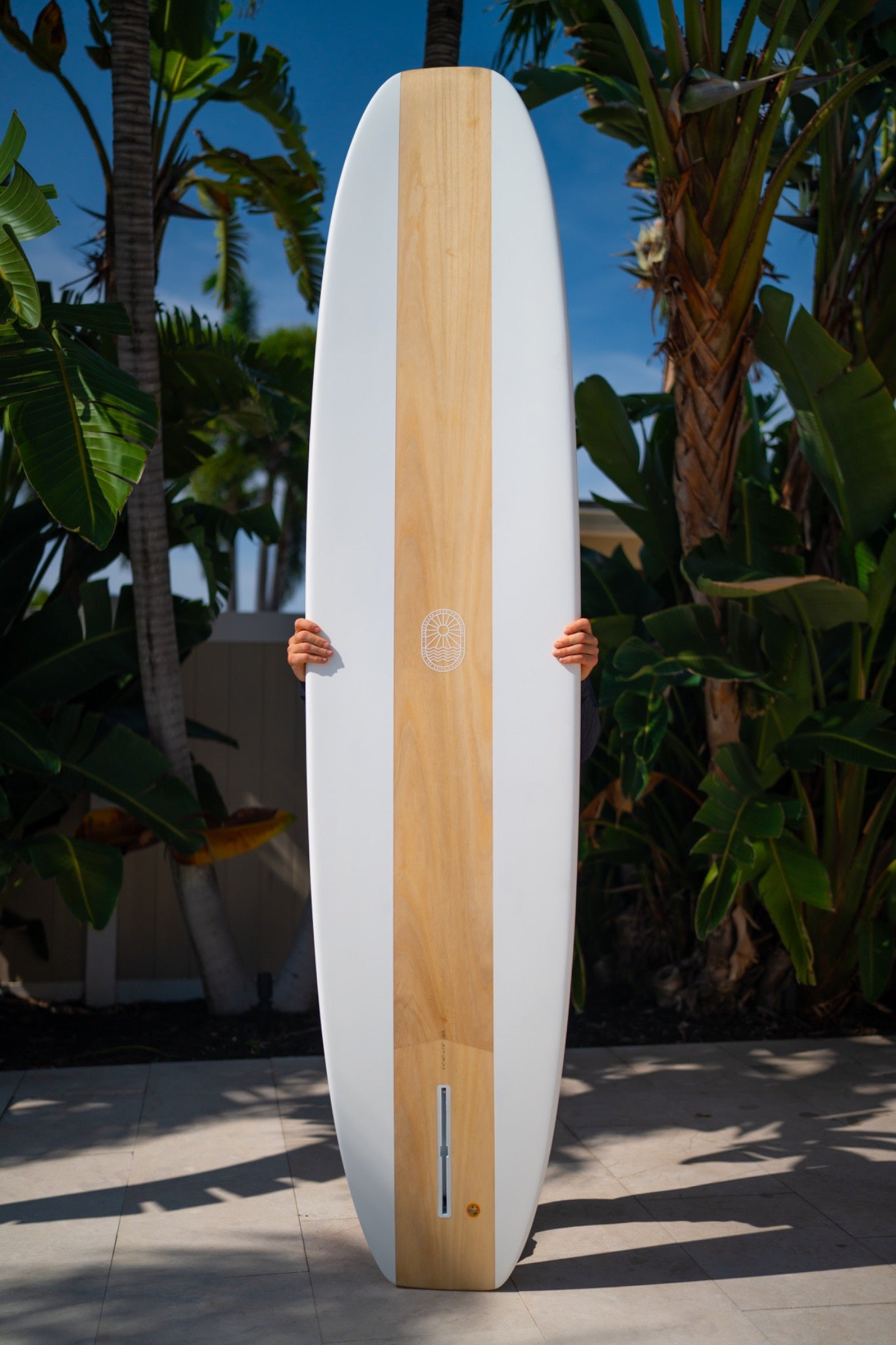 The Chosen One Performance Noserider Longboard – Paulownia Cutlap White