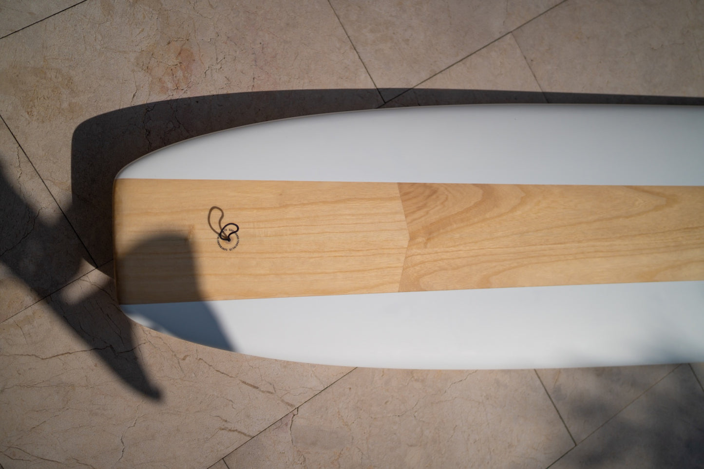 The Chosen One Performance Noserider Longboard – Paulownia Cutlap White