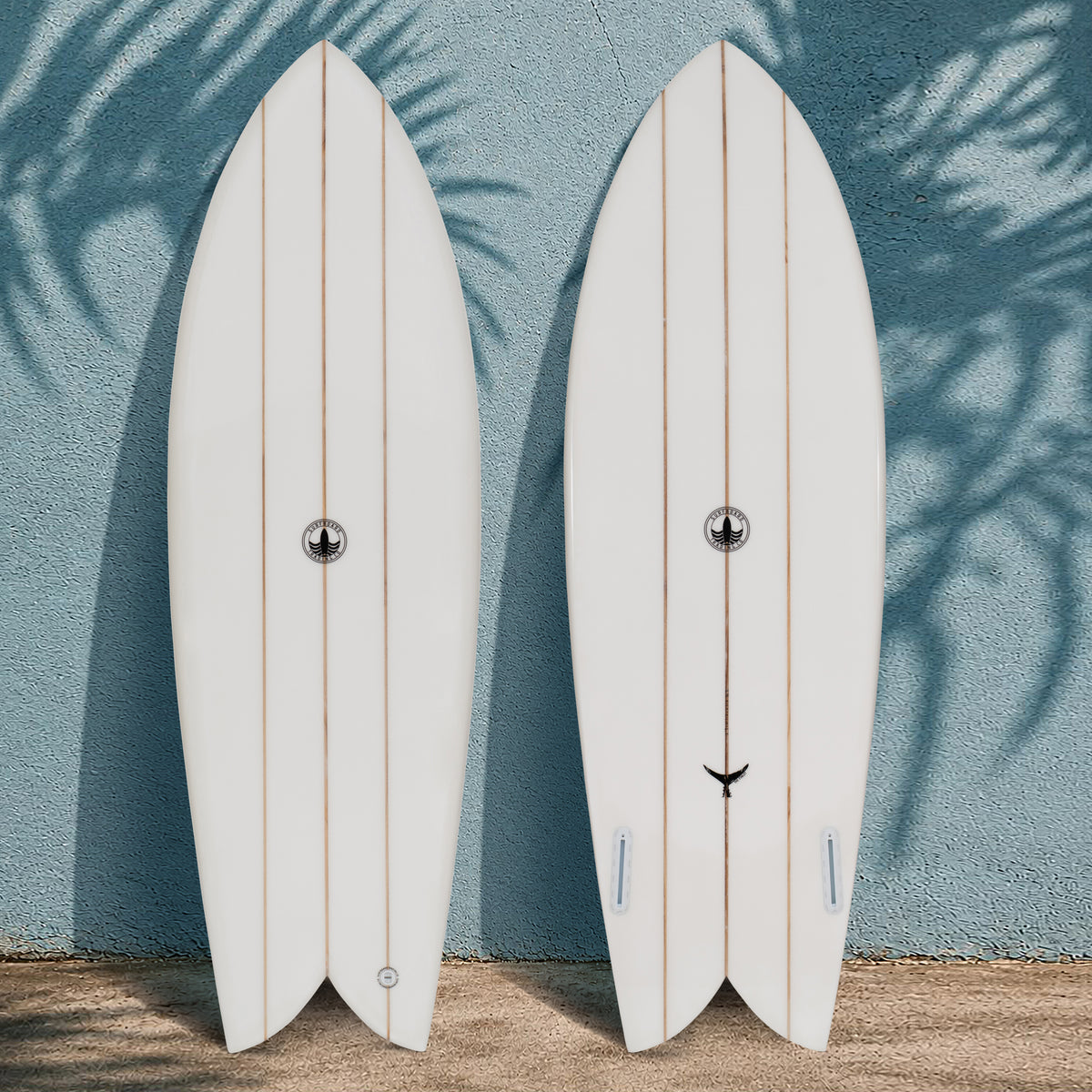 The Finlet Twin Fin Fish Surfboard – Triple Narrow - Ships 10/16/26