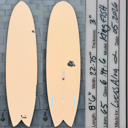 8’6” Kingfish Surfboard - 65L
