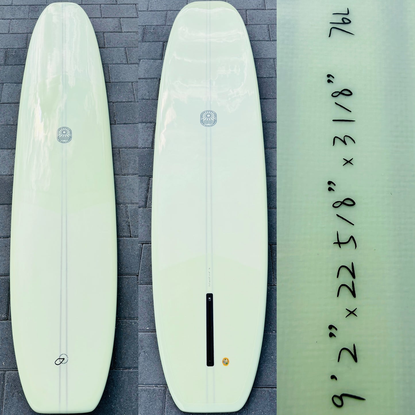 9’2” The Chosen One Longboard - Sage Green - 76.1L