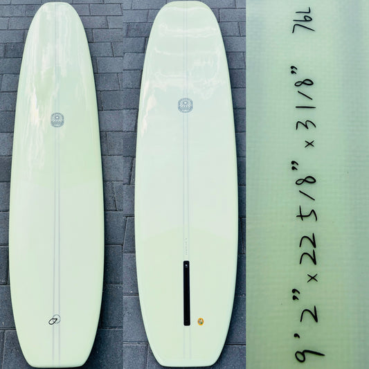 9’2” The Chosen One Longboard - Sage Green - 76.1L