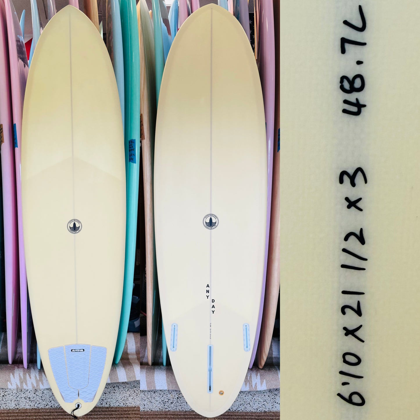 6’10” Anyday Banana Surfboard - 48.7L