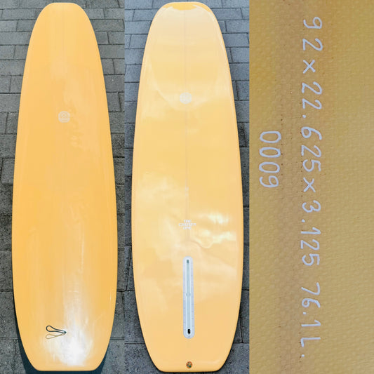 9’2” The Chosen One Peach Surfboard - 76.1L
