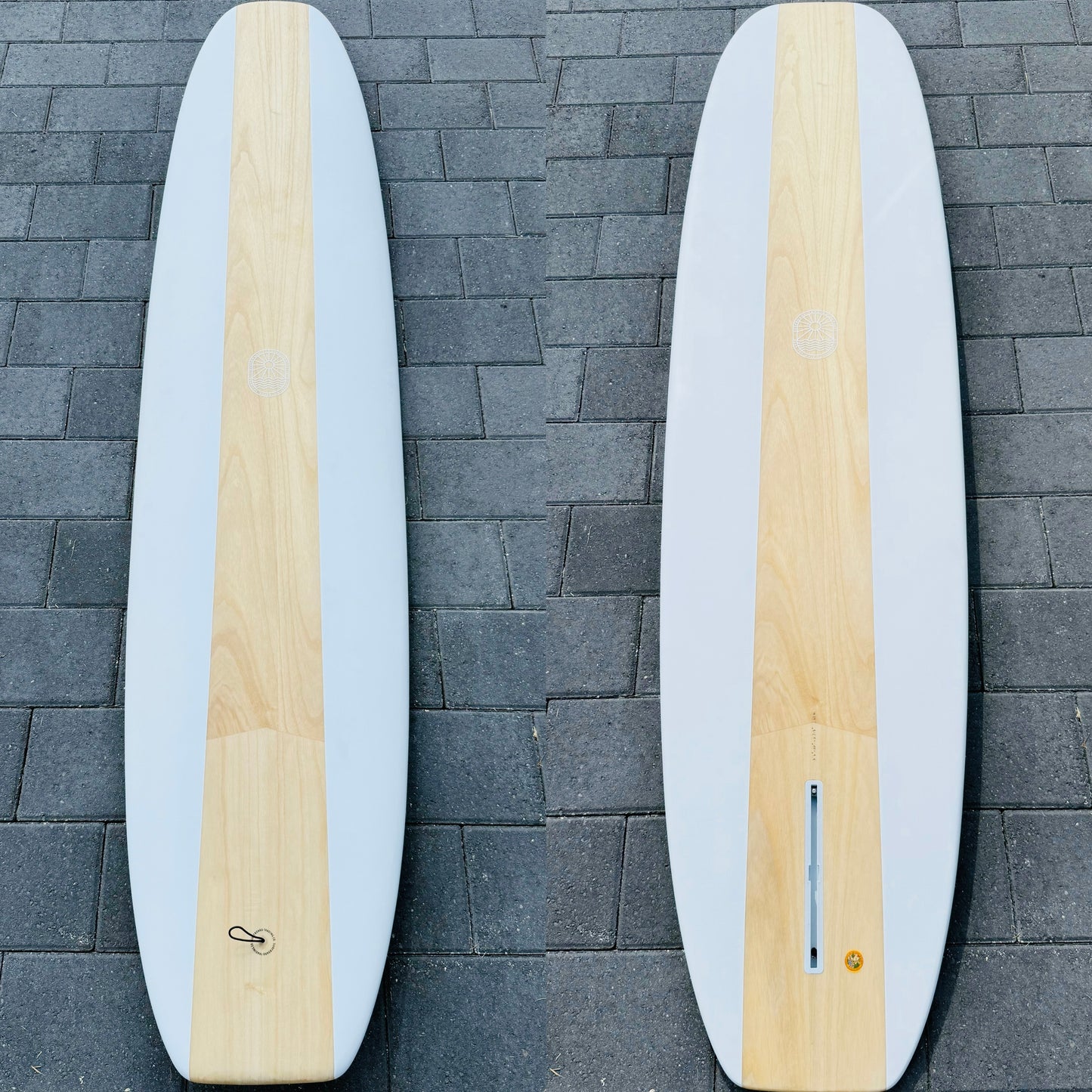 The Chosen One Longboard - Paulownia Cutlap White