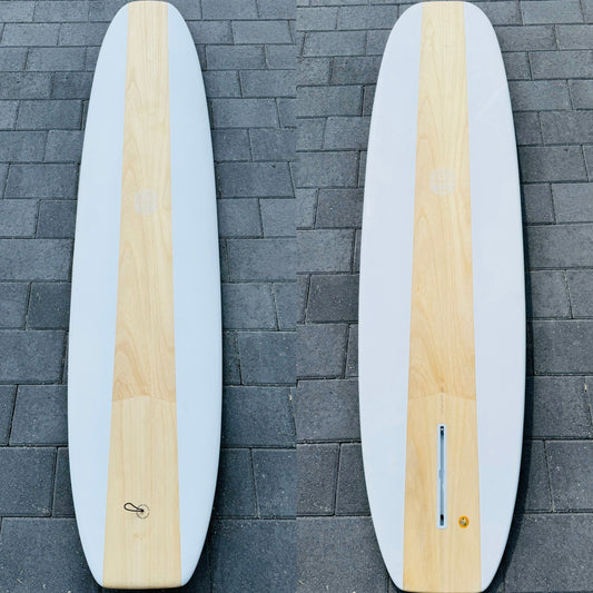 The Chosen One Longboard - Paulownia Cutlap White