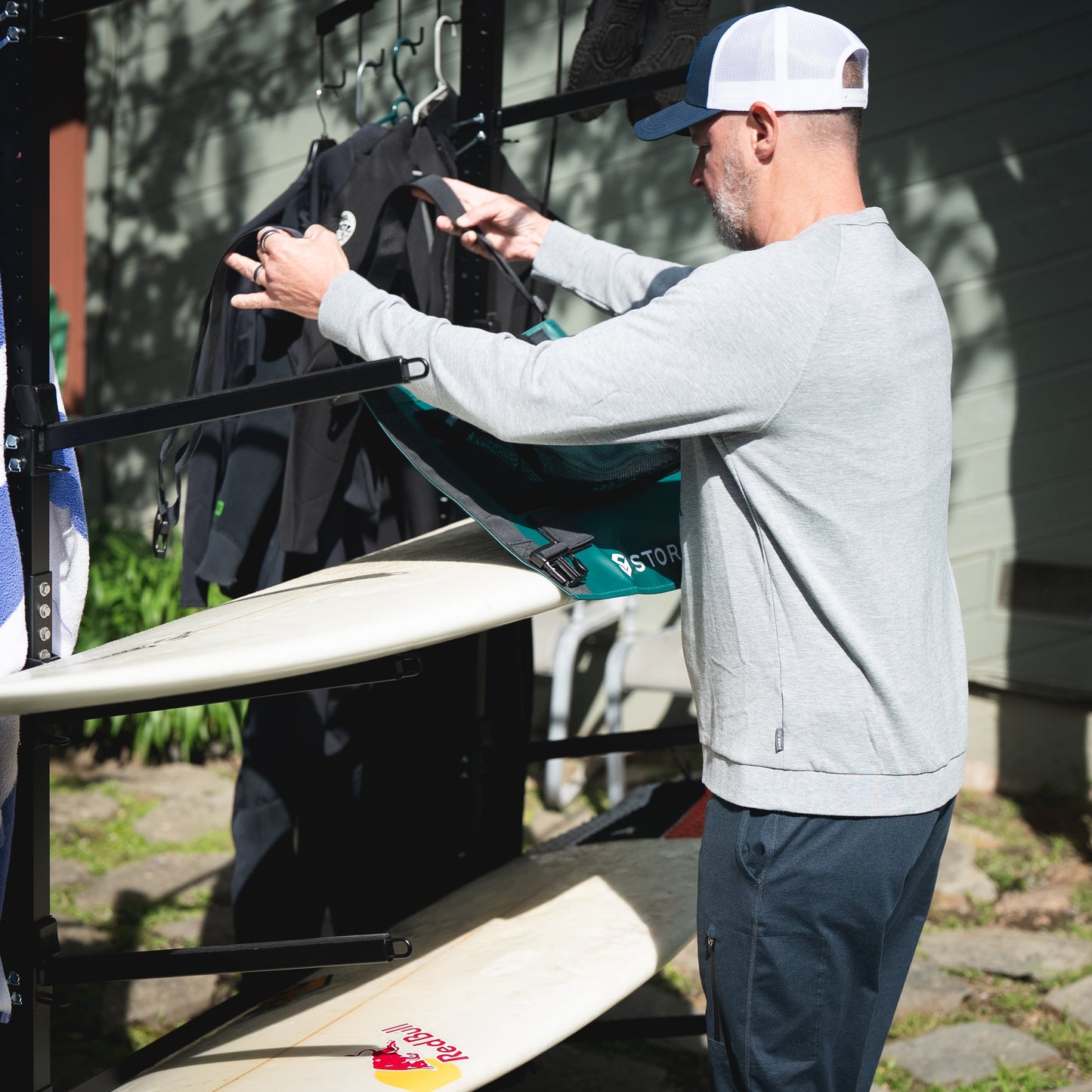 G-Surf PRO | Holds 8 Boards and Gear | Indoor-Outdoor