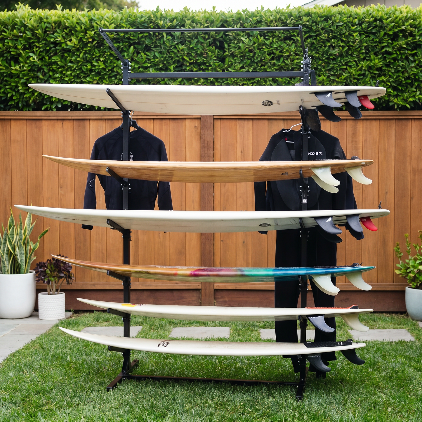 G-Surf PRO | Holds 8 Boards and Gear | Indoor-Outdoor