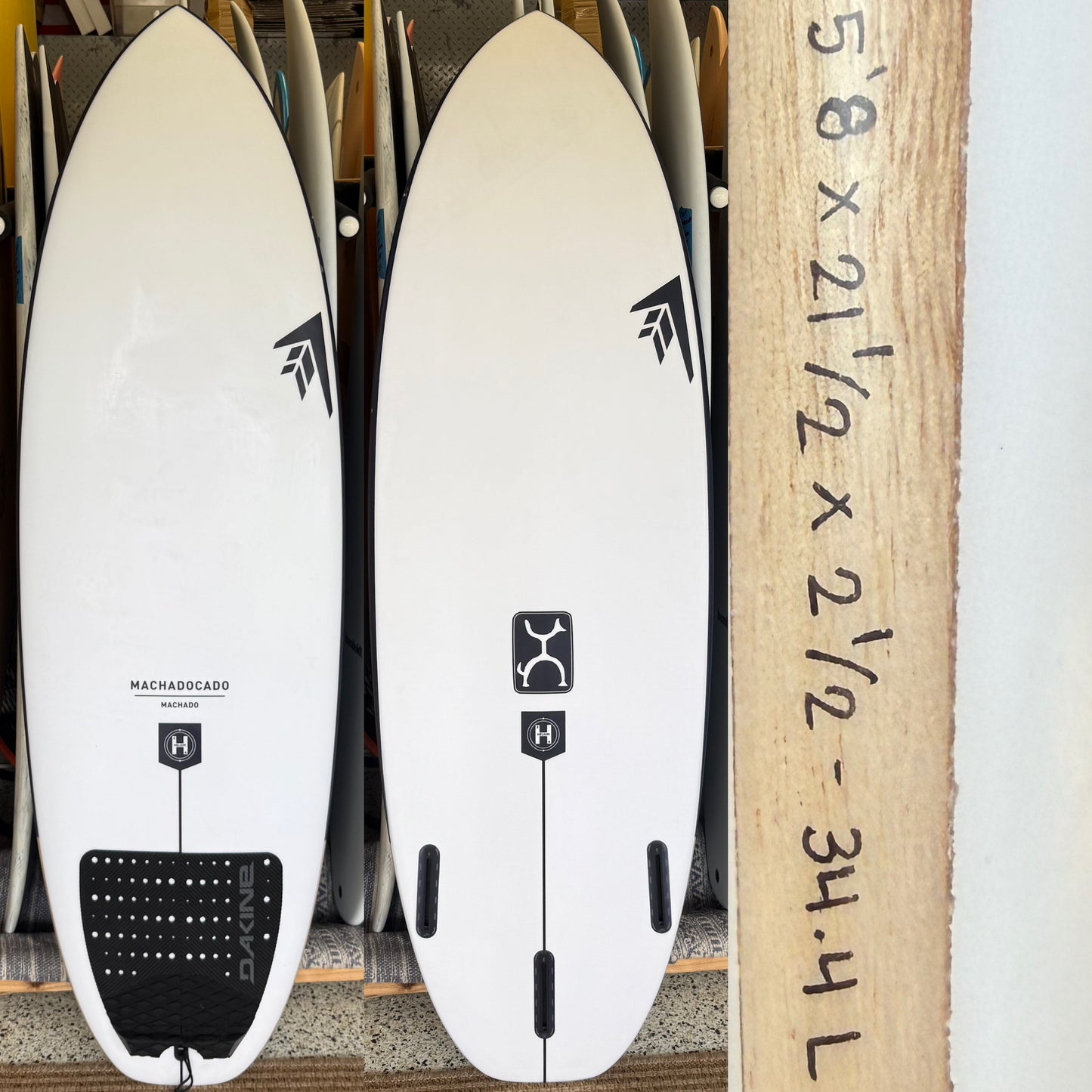 5’8” FireWire Machadocado Surfboard - 34.4L