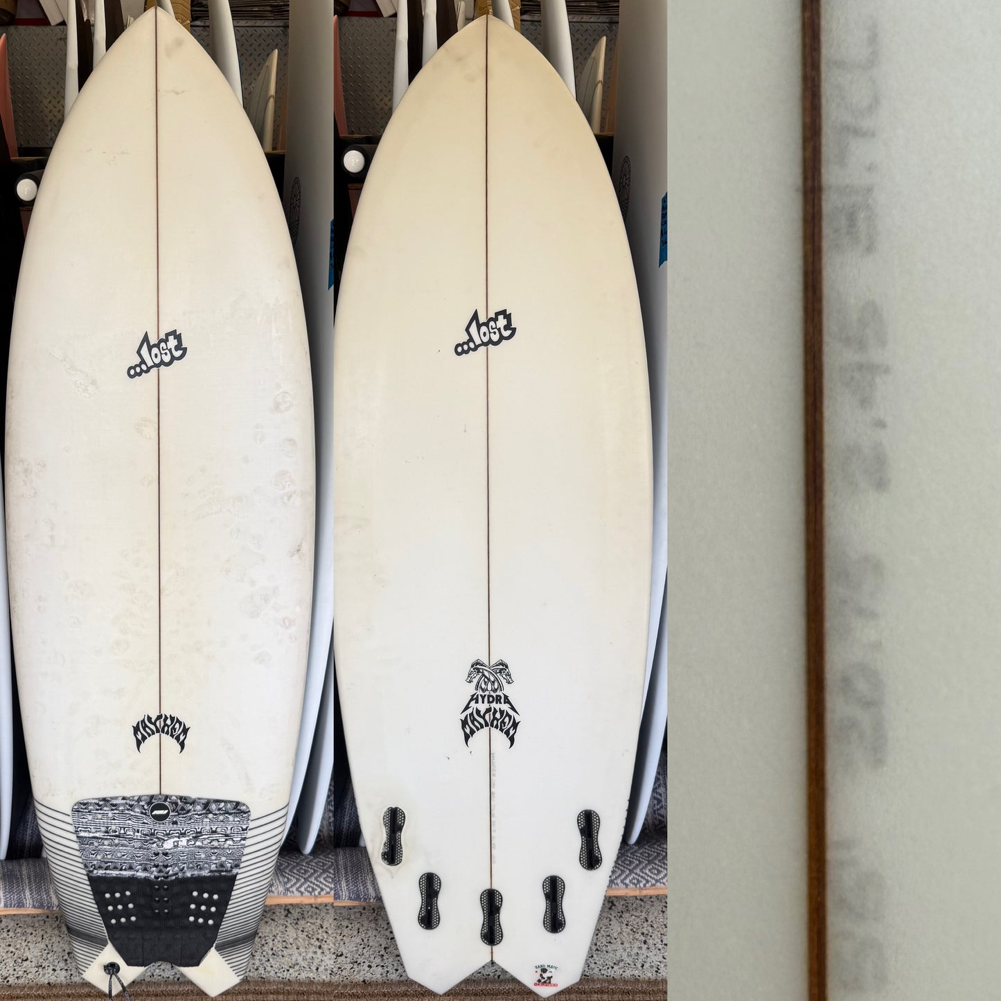 5’5” Lost Mayhem Hydra Surfboard - 31.75L