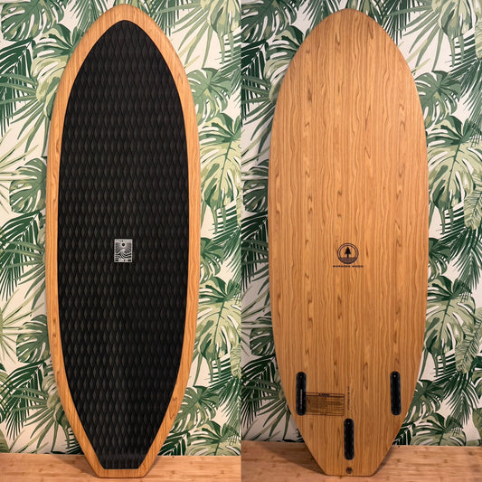 Morning Wood Wake Surfboard – Olive Wood