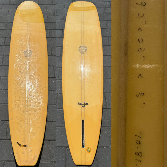 9’2” Just The Tip Vintage Yellow -Surfboard - 70.8L