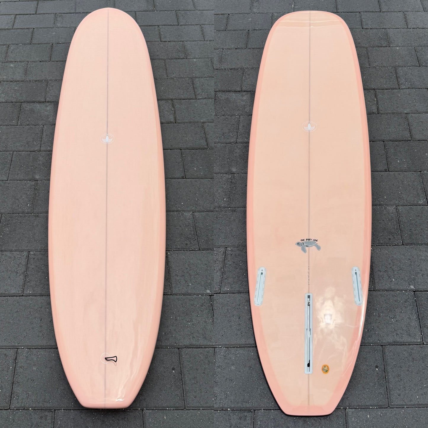 8’ The Baby Log Mid / Longboard – Pink - 65.7L
