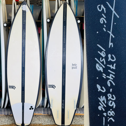 5’6 Hayden Shapes Holy Grail Surfboard – Like New 25.8L