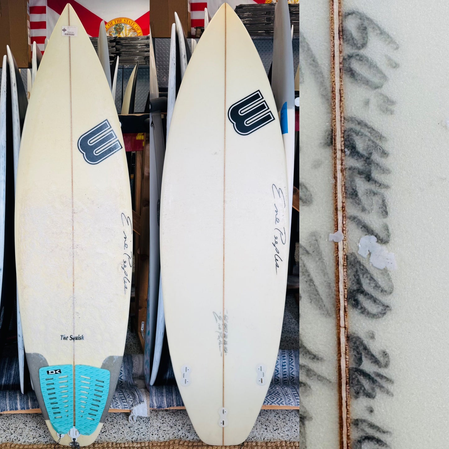 6’0 Erie Peeples Surfboard – 31.6L