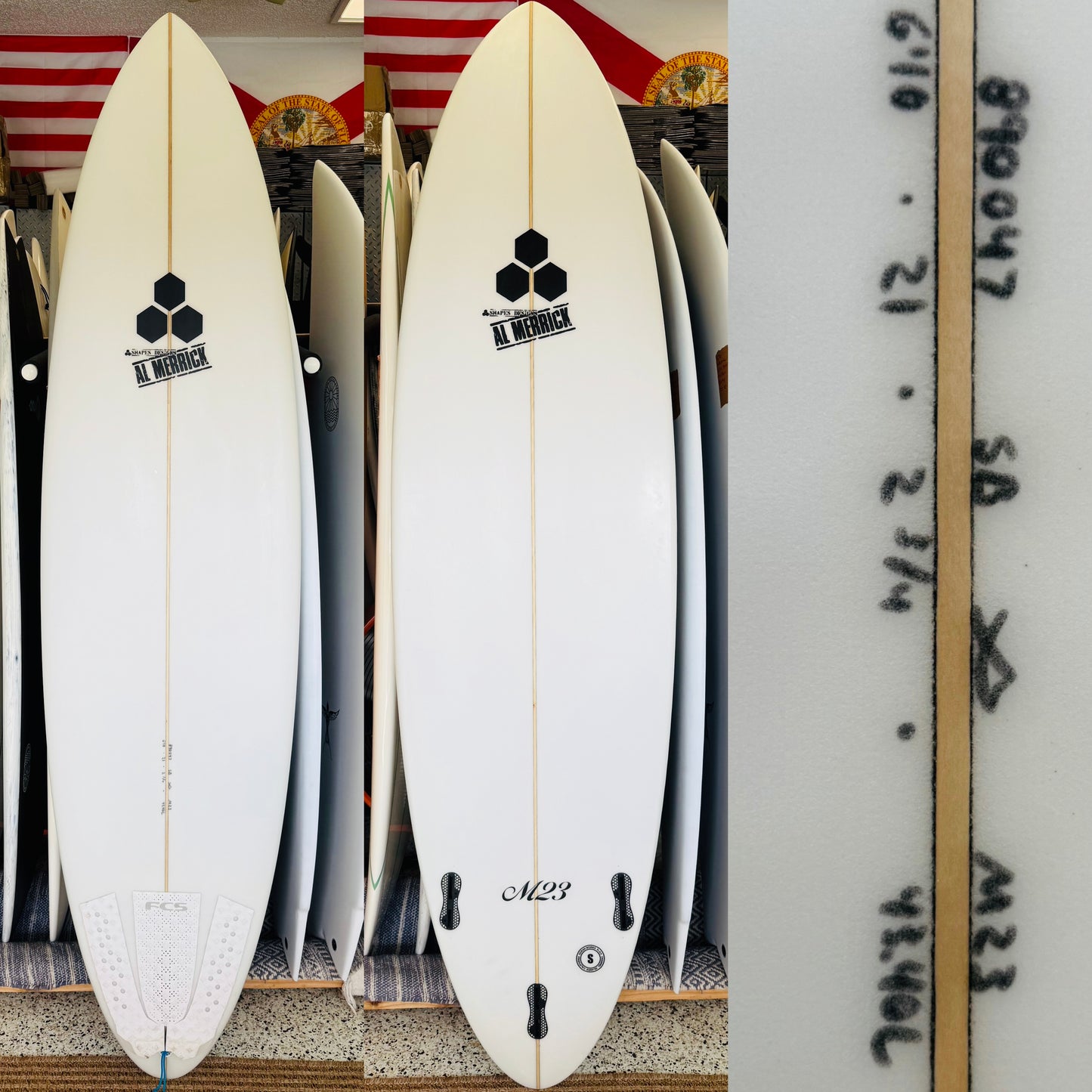 C.I. Al Merrick M23 Surfboard- 43.4L