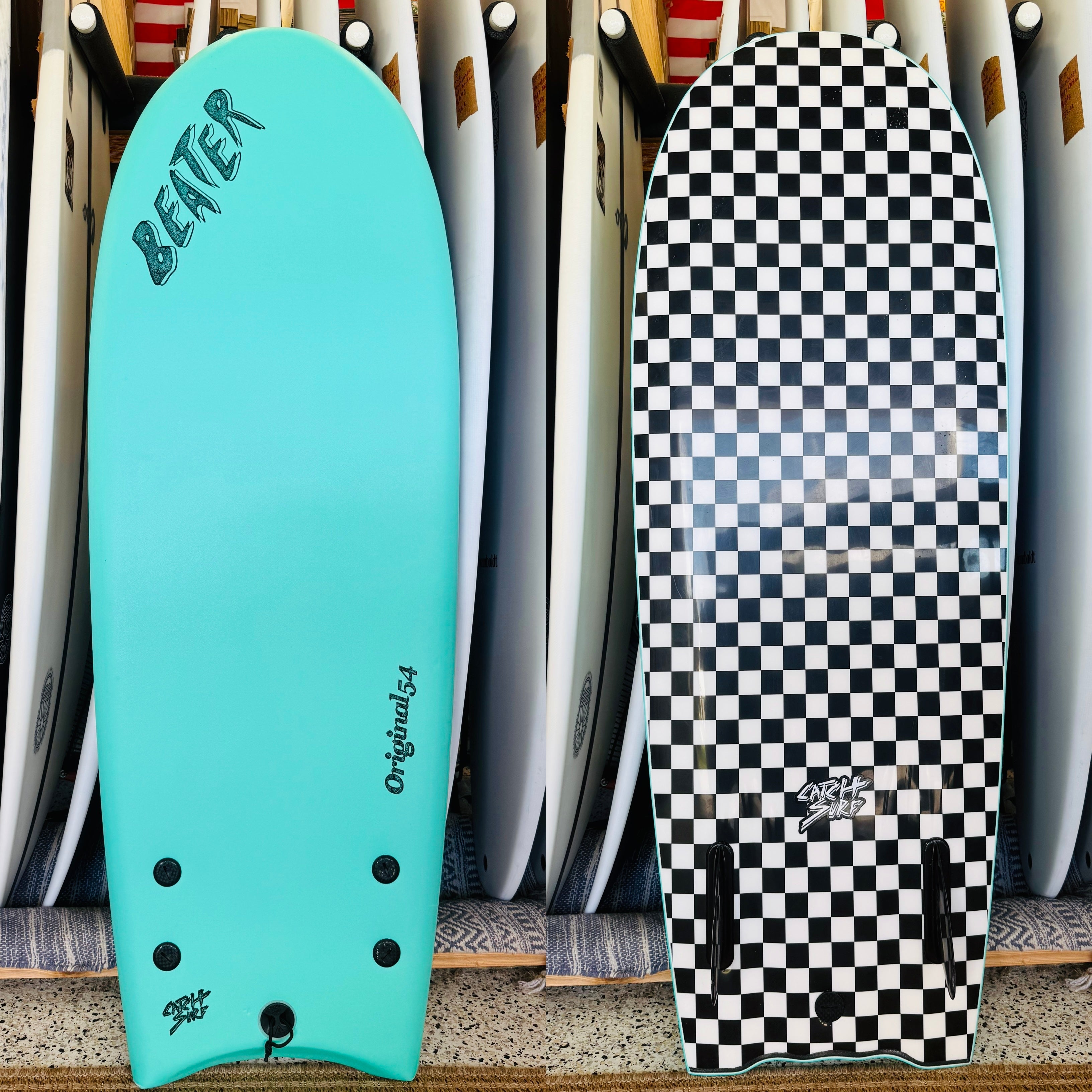 Beater Original 54 - Twin Fin Surfboard 35L – Surfboard Trading Co.