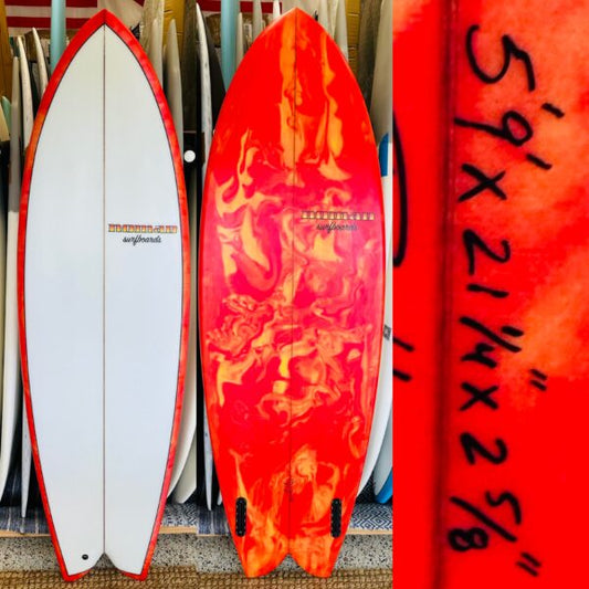5’9 Nomad Fish Surfboard – New 34.9L